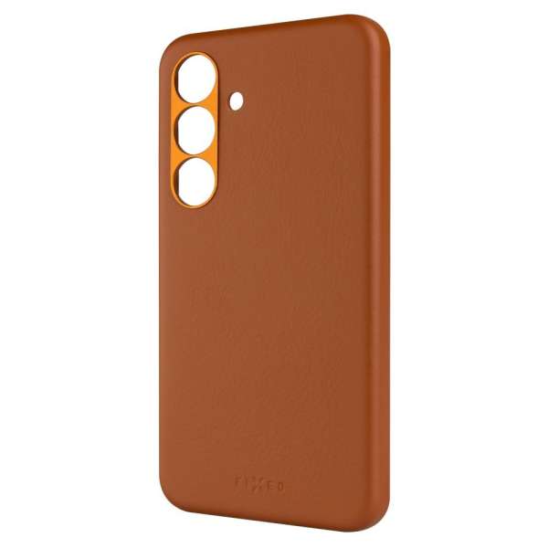 FIXED MagLeather telefontok Samsung Galaxy S25-höz, barna