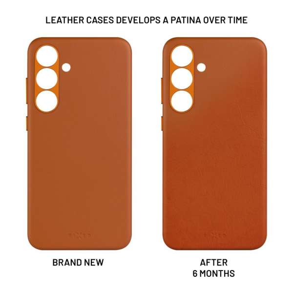 FIXED MagLeather telefontok Samsung Galaxy S25+-hoz, barna