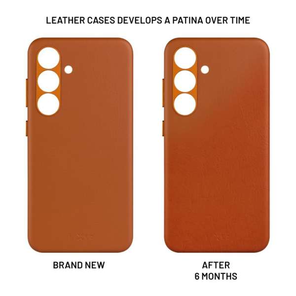 FIXED MagLeather telefontok Samsung Galaxy S25-höz, barna