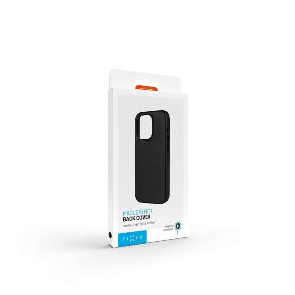 FIXED MagLeather telefontok Samsung Galaxy S25+-hoz, fekete
