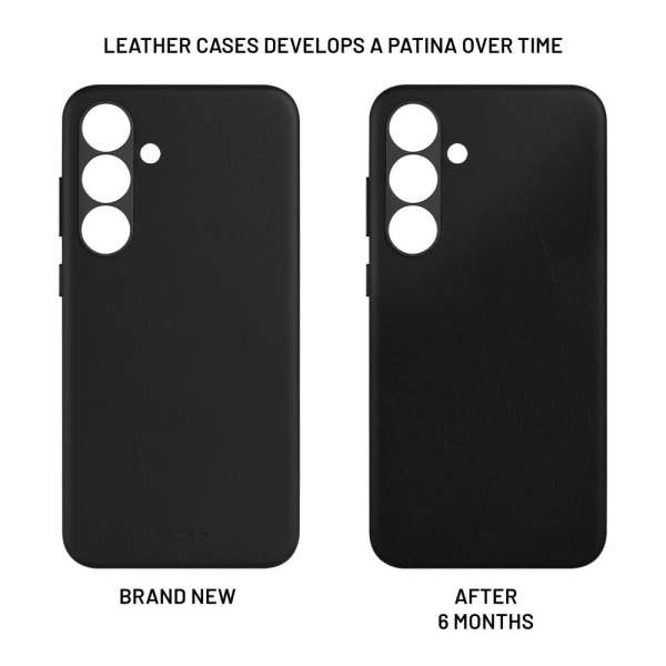 FIXED MagLeather telefontok Samsung Galaxy S25+-hoz, fekete