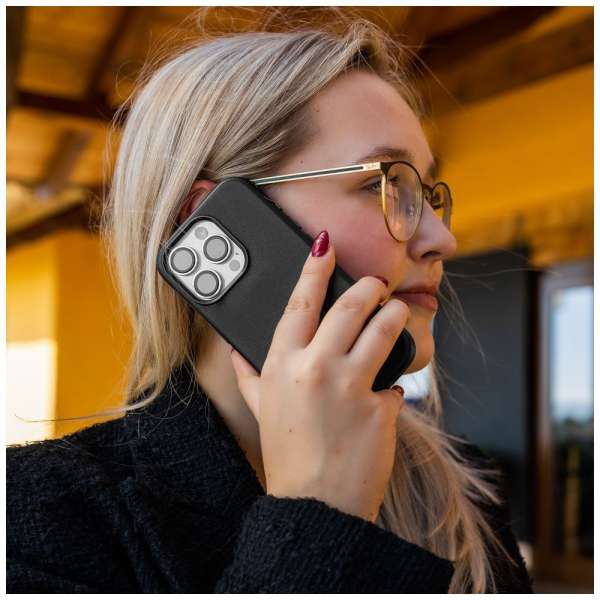 FIXED MagLeather telefontok Samsung Galaxy S25+-hoz, fekete