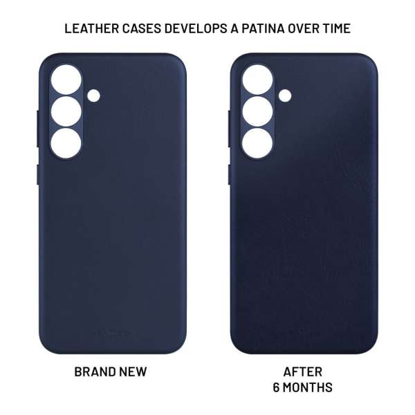 FIXED MagLeather telefontok Samsung Galaxy S25+-hoz, kék