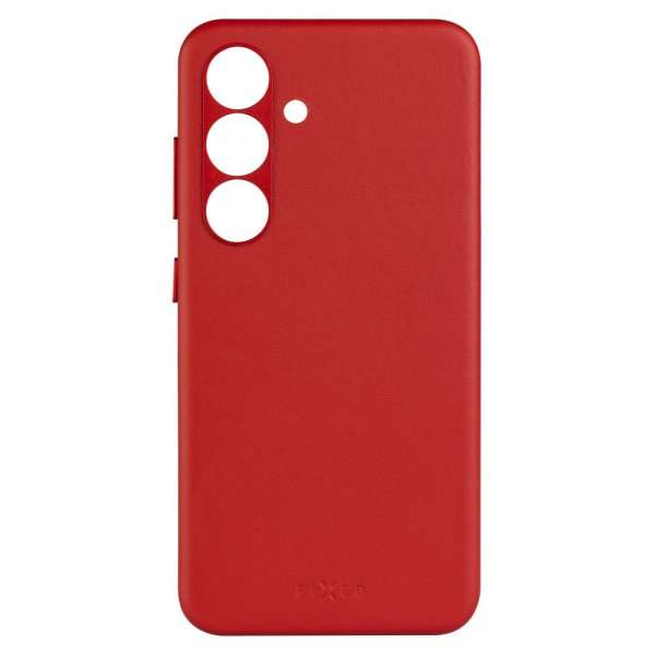 FIXED MagLeather telefontok Samsung Galaxy S25-höz, piros