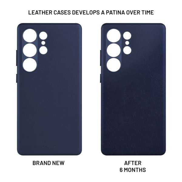 FIXED MagLeather telefontok Samsung Galaxy S25 Ultra-hoz, kék