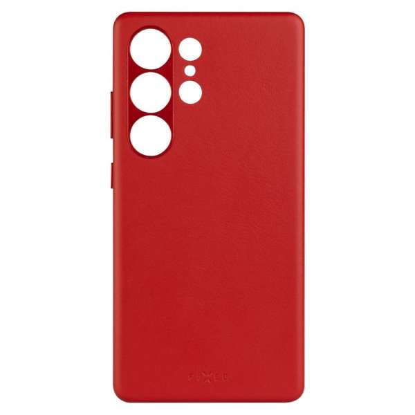 FIXED MagLeather valódi bőr telefontok Samsung Galaxy S25 Ultra készülékhez, piros