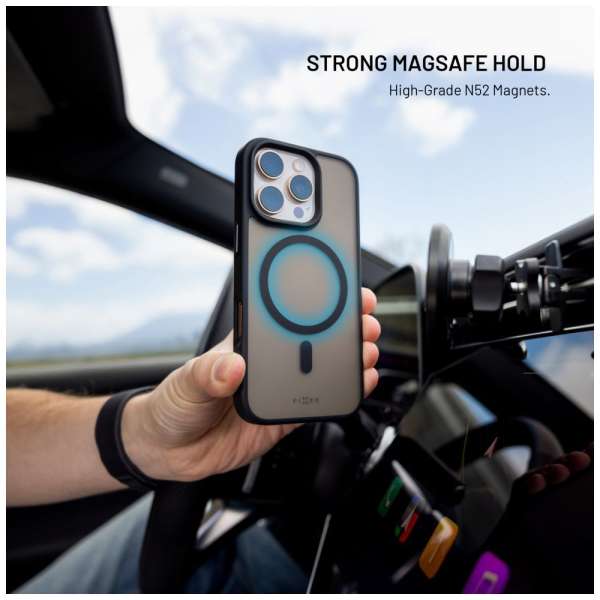 FIXED MagMisty telefontok Apple iPhone 14 Pro készülékhez, fekete