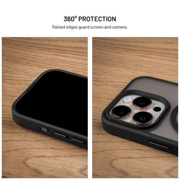 FIXED MagMisty telefontok Apple iPhone 15 Pro készülékhez, fekete