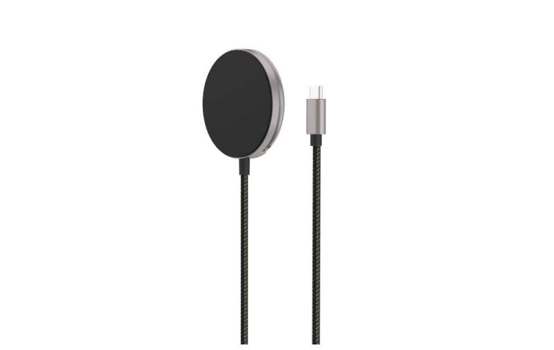 FIXED MagPad Qi2 vezeték nélküli töltő, MagSafe támogatás szürke