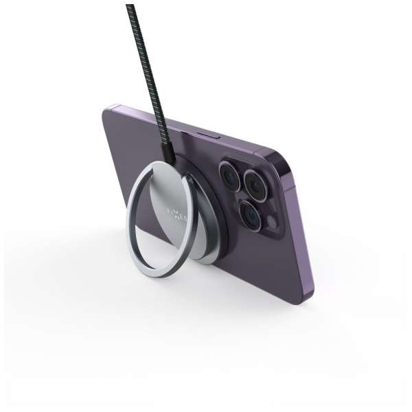FIXED MagPad Qi2 vezeték nélküli töltő, MagSafe támogatás szürke