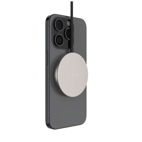 FIXED MagPad Slim Qi2 MagSafe Wireless töltő Titan