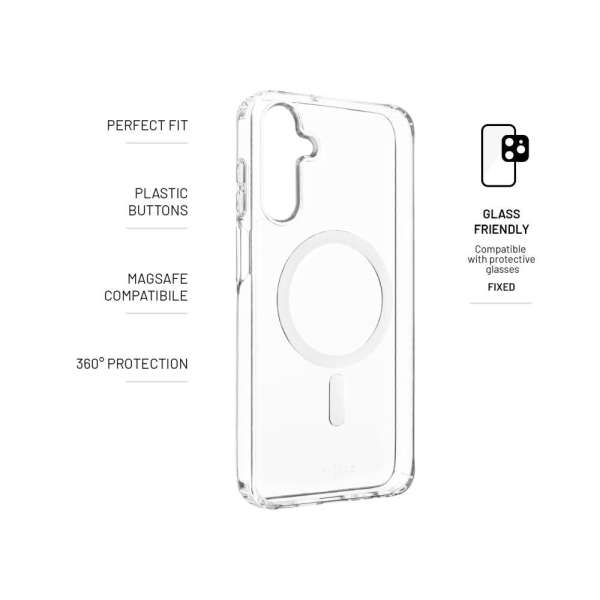 FIXED MagPure TPU telefontok Samsung Galaxy A25 5G készülékhez, átlátszó, FIXPUM-1261