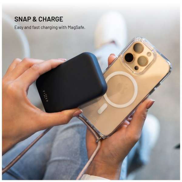 FIXED MagPure Neck tok Apple iPhone Air készülékhez, rózsaszín