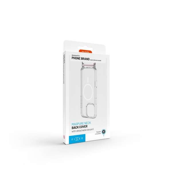 FIXED MagPure Neck tok Apple iPhone Air készülékhez, rózsaszín