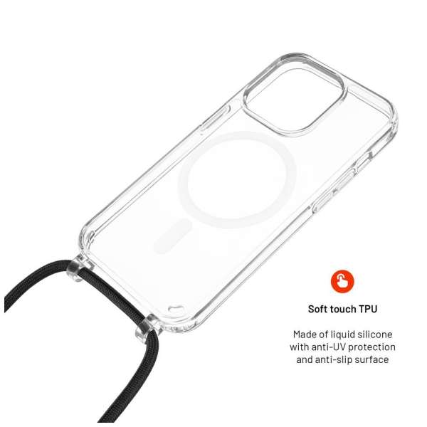 FIXED MagPure telefontok pro Apple iPhone 16e-hez, fekete