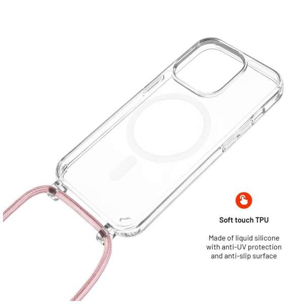 FIXED MagPure telefontok pro Apple iPhone 16e-hez, rózsaszín