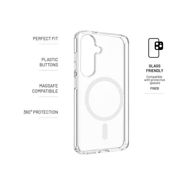 FIXED MagPure tok a Samsung Galaxy S25 készülékhez átlátszó