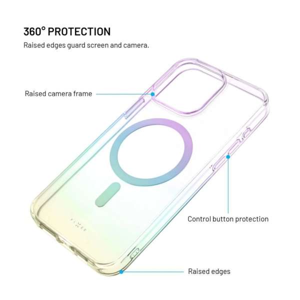 FIXED MagRainbow for Apple iPhone 16 Pro készülékhez szivárványszínű