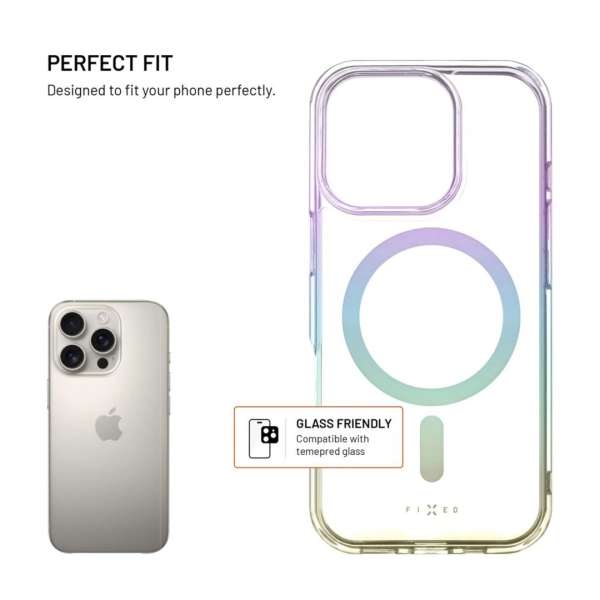 FIXED MagRainbow for Apple iPhone 17 Pro készülékhez szivárványszínű