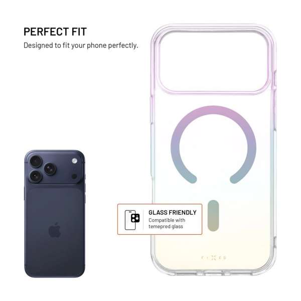 FIXED MagRainbow telefontok Apple iPhone 17 Pro Max készülékhez, szivárvány színű