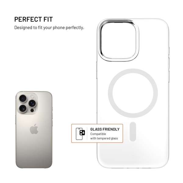 FIXED Magshell tok Apple iPhone 16 Pro készülékhez, átlátszó