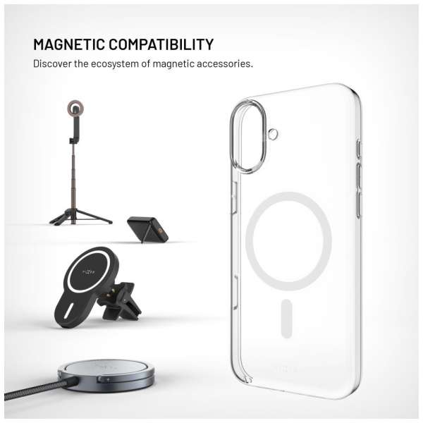 FIXED MagShell tok Apple iPhone 17 készülékhez, átlátszó