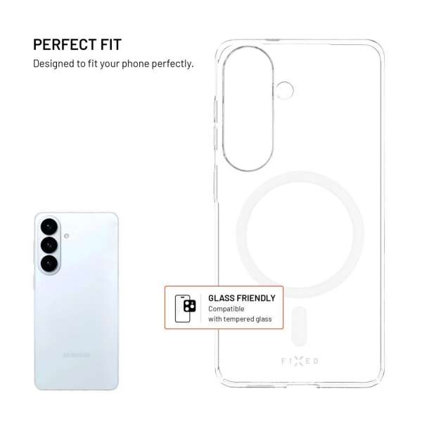 FIXED MagShell tok Samsung Galaxy S26 készülékhez, átlátszó