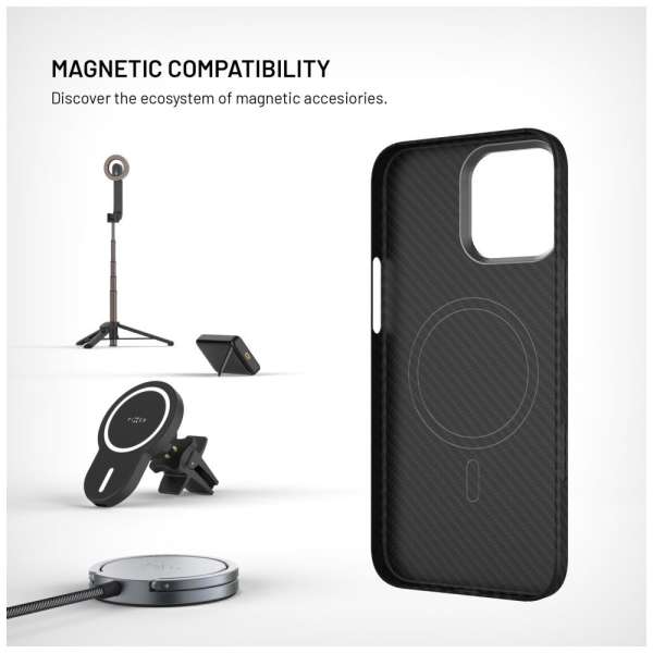 FIXED MagVelar Apple iPhone 16 Pro Max készülékhez, fekete