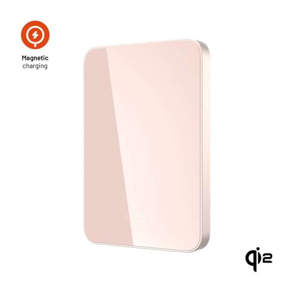 FIXED MagZen 5 Qi2 külső akkumlátor 5000 mAh, rózsaszín