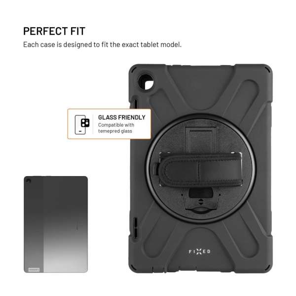 FIXED masszív tablet tok Lenovo Tab M10 (3rd Gen) készülékhez, fekete