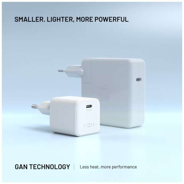 FIXED mini USB-C GaN töltő 65W fehér