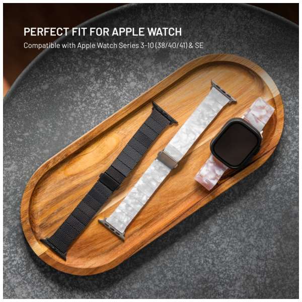 FIXED szilikon óraszíj Apple Watch 38/40/41mm készülékhez, fehér