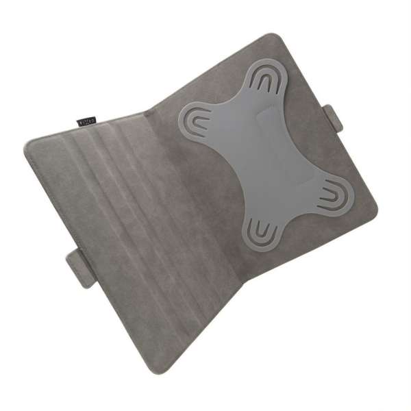 FIXED Novel fabric Tok tablets w/ Állvány and stylus pocket 10,1" Dark Szürke, Tablet PC kiegészítő