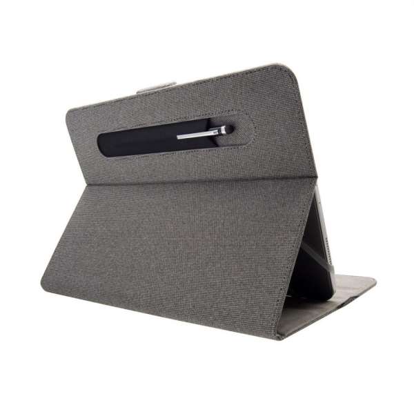 FIXED Novel fabric Tok tablets w/ Állvány and stylus pocket 10,1" Dark Szürke, Tablet PC kiegészítő
