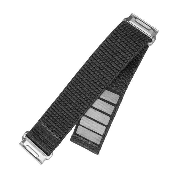 FIXED nylon sportos óraszíj Garmin QuickFit 22mm-es okosórához, sötétszürke FIXNST2-QF22mm--GR