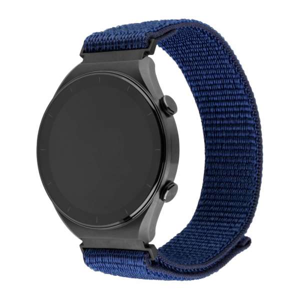 FIXED nylon sportos óraszíj gyorskioldással 20mm-es okosórához, sötétkék FIXNST2-20mm-DBL