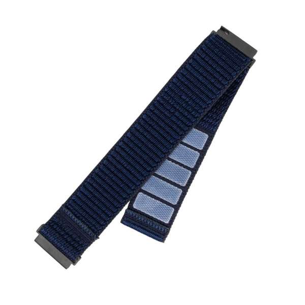FIXED nylon sportos óraszíj gyorskioldással 20mm-es okosórához, sötétkék FIXNST2-20mm-DBL