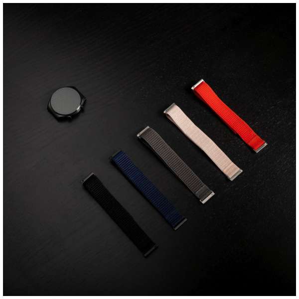 FIXED nylon sportos óraszíj gyorskioldással 22mm-es okosórához, sötétkék FIXNST2-22mm-DBL