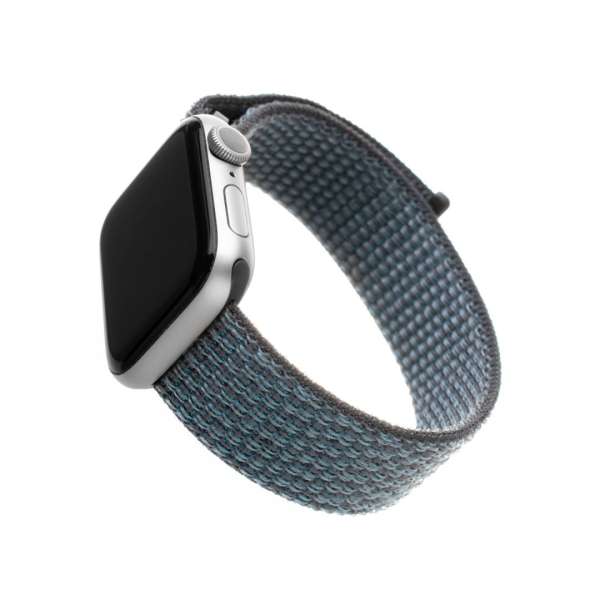 FIXED Nylon Strap for Apple Watch 38/40/41 mm, dark szürke, Okosóra kiegészítő