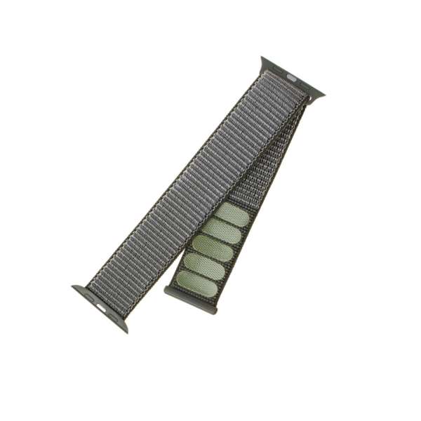 FIXED Nylon Strap for Apple Watch 38/40/41 mm, olive, Okosóra kiegészítő
