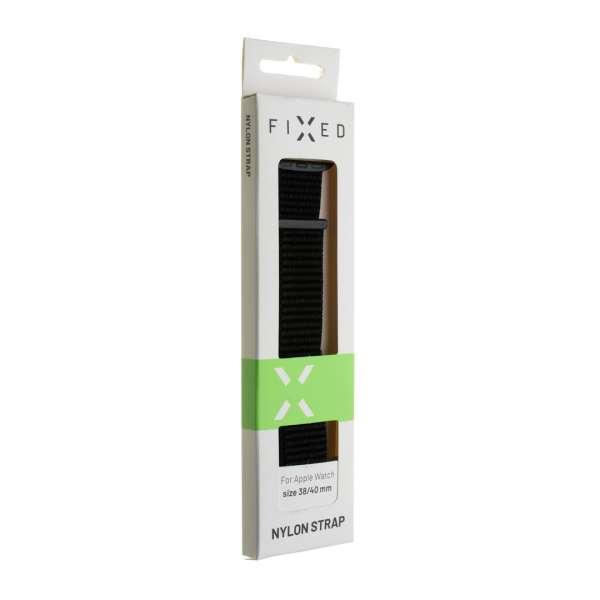FIXED Nylon Strap for Apple Watch 38/40/41 mm, olive, Okosóra kiegészítő