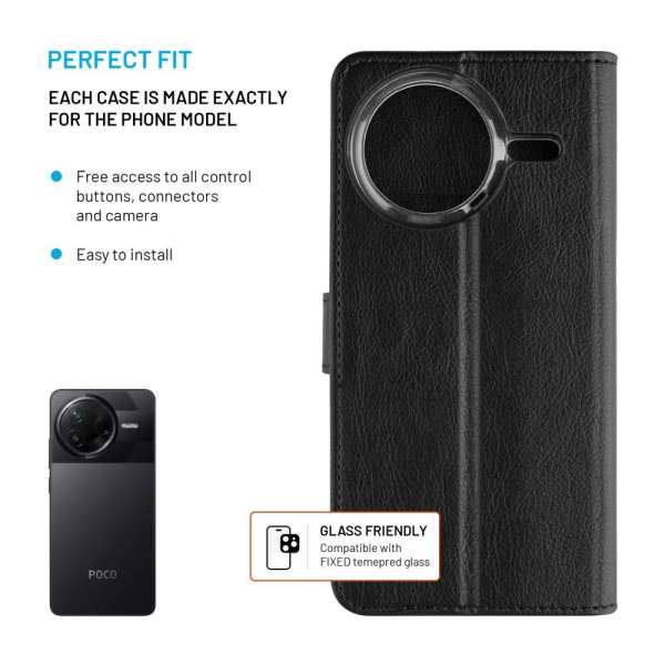 FIXED oldalra nyíló telefontok POCO F7 Pro, fekete