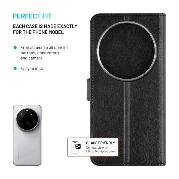 FIXED oldalra nyíló telefontok Xiaomi 15 Ultra, fekete