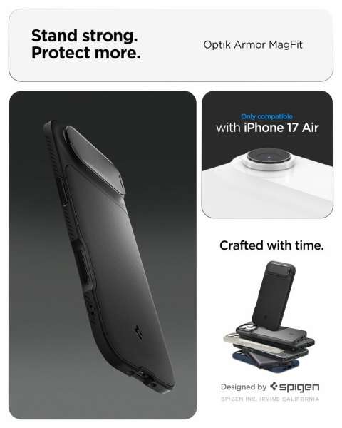 FIXED Optik Armor MagSafe case for iPhone Air Black