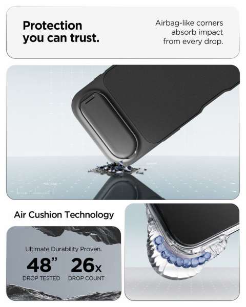 FIXED Optik Armor MagSafe case for iPhone Air Black
