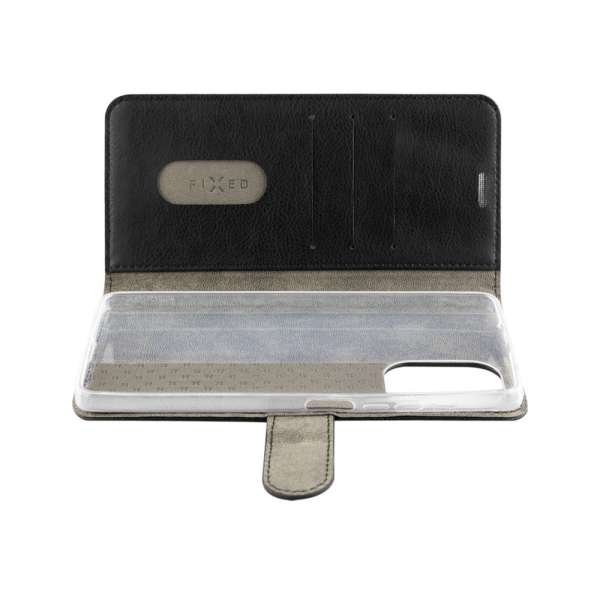 FIXED Opus könyves tok Xiaomi Poco F5 5G-hez, fekete