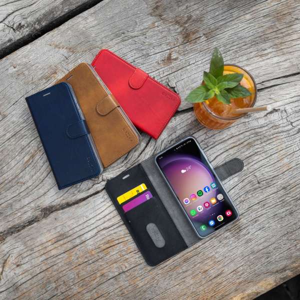 FIXED Opus oldalra nyíló telefontok Samsung Galaxy A37 5G készülékhez, barna