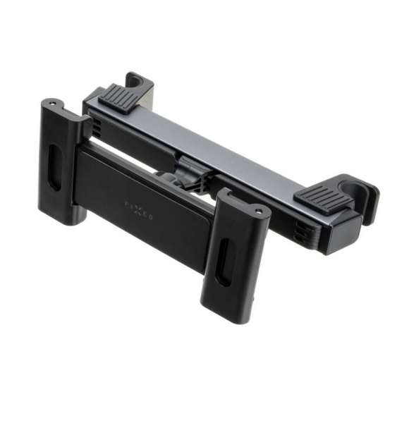 FIXED autós tablet tartó, fejtámlához rögzíthető, 7"-13" méretű tabletekhez, több irányba állítható, sötétszürke