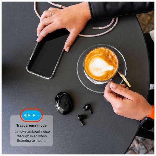 FIXED PD nélküli headset, fekete