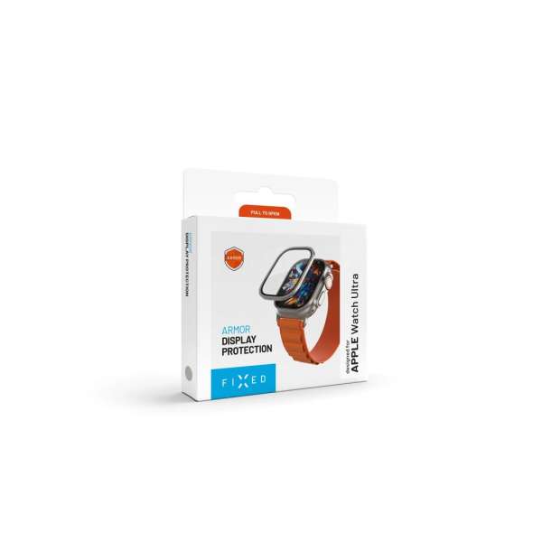 FIXED Prémium edzett üveg Apple Watch Ultra 49mm készülékhez, titán